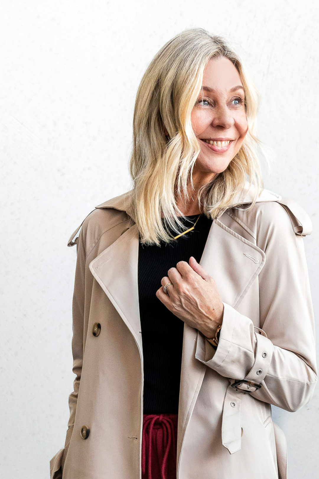 Tilly Trench Coat - Natural