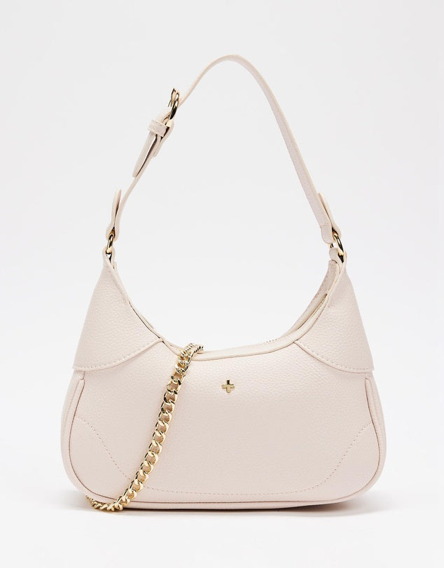 Tahira Chain Shoulder Bag - Nude