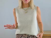 Spring Knit Tank Natural