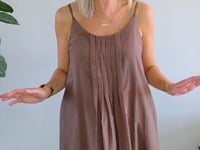 Lara Layer Dress - Chocolate