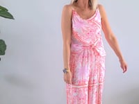 Fresco Drawstring Pant - Pink