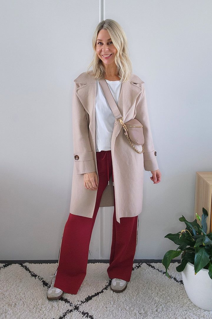 Cleo Knit Coatigan - Natural