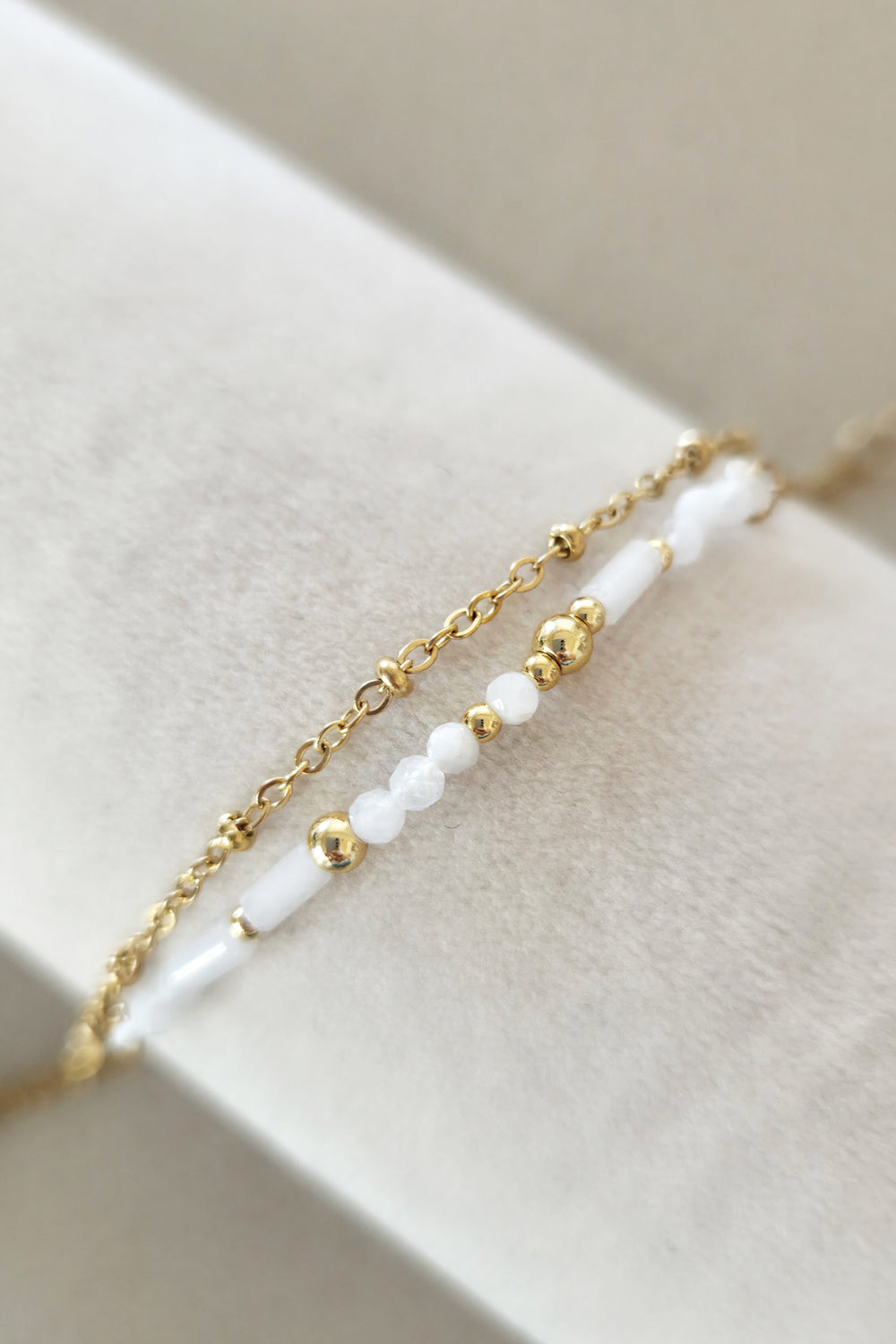 Boho Layer Bracelet - Stone - Mabel and Woods