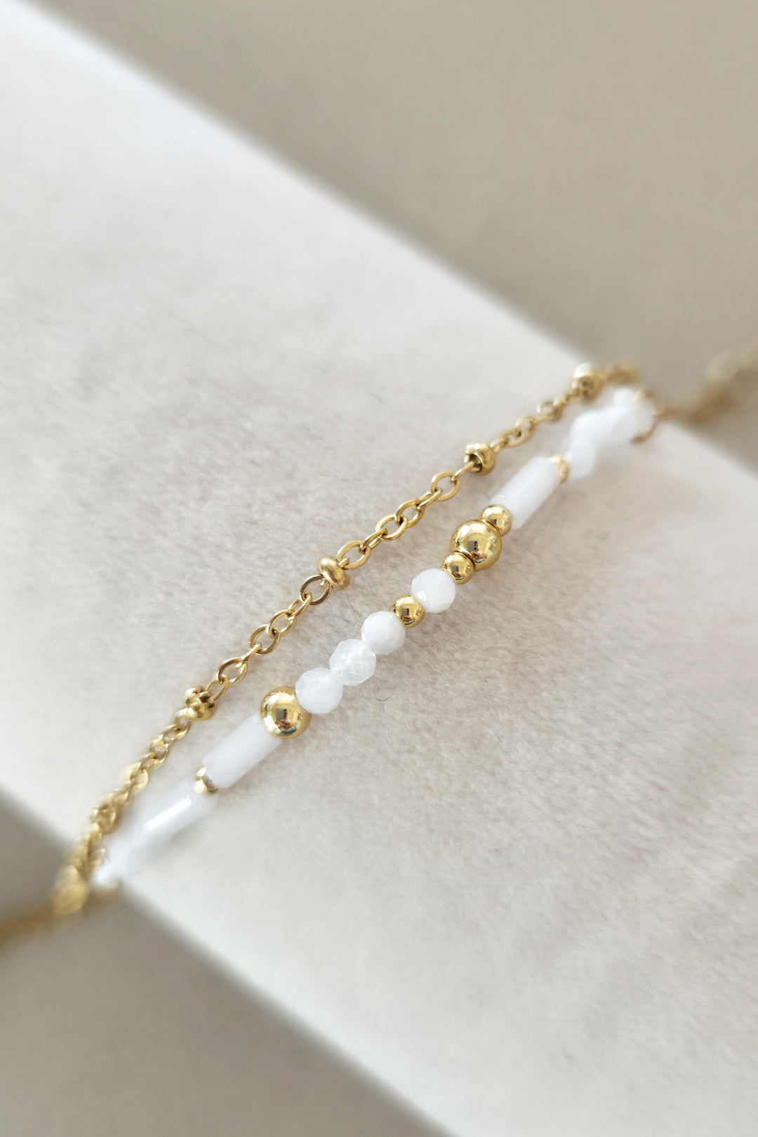 Boho Layer Bracelet - Stone - Mabel and Woods