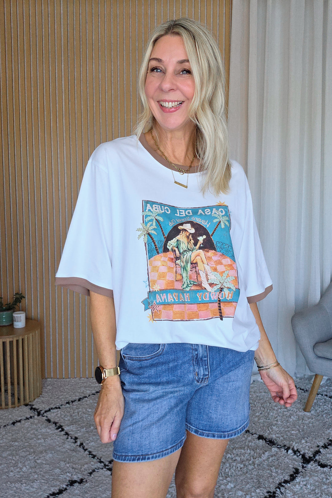 Casa Del Cuba Tee - White