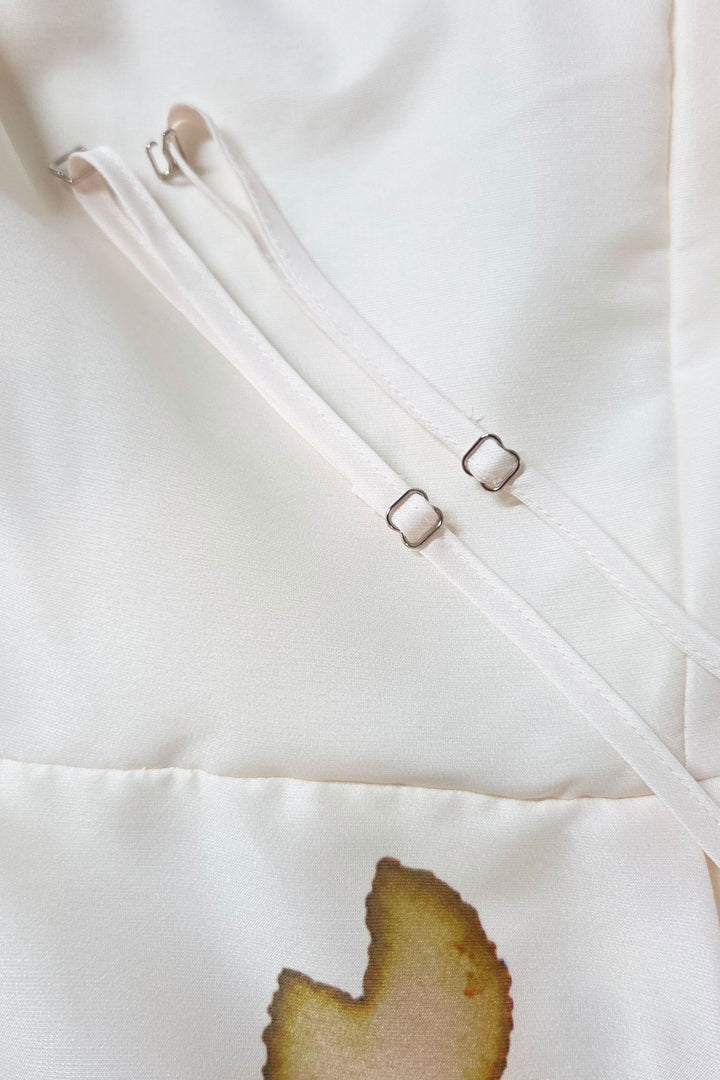 Garden Strapless Dress - Ivory