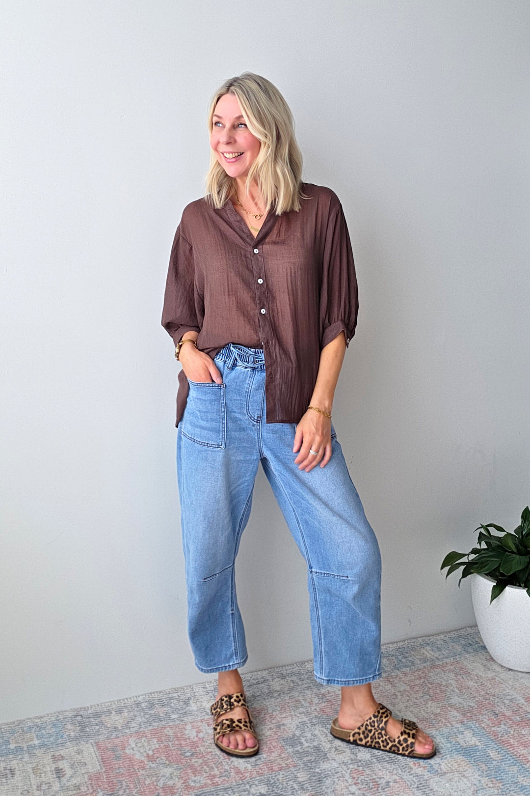 Summer Shirt - Chocolate