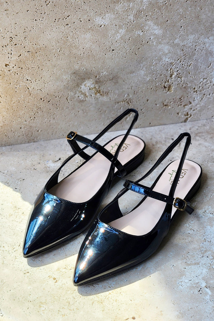 Hiatus Patent Flats - Black