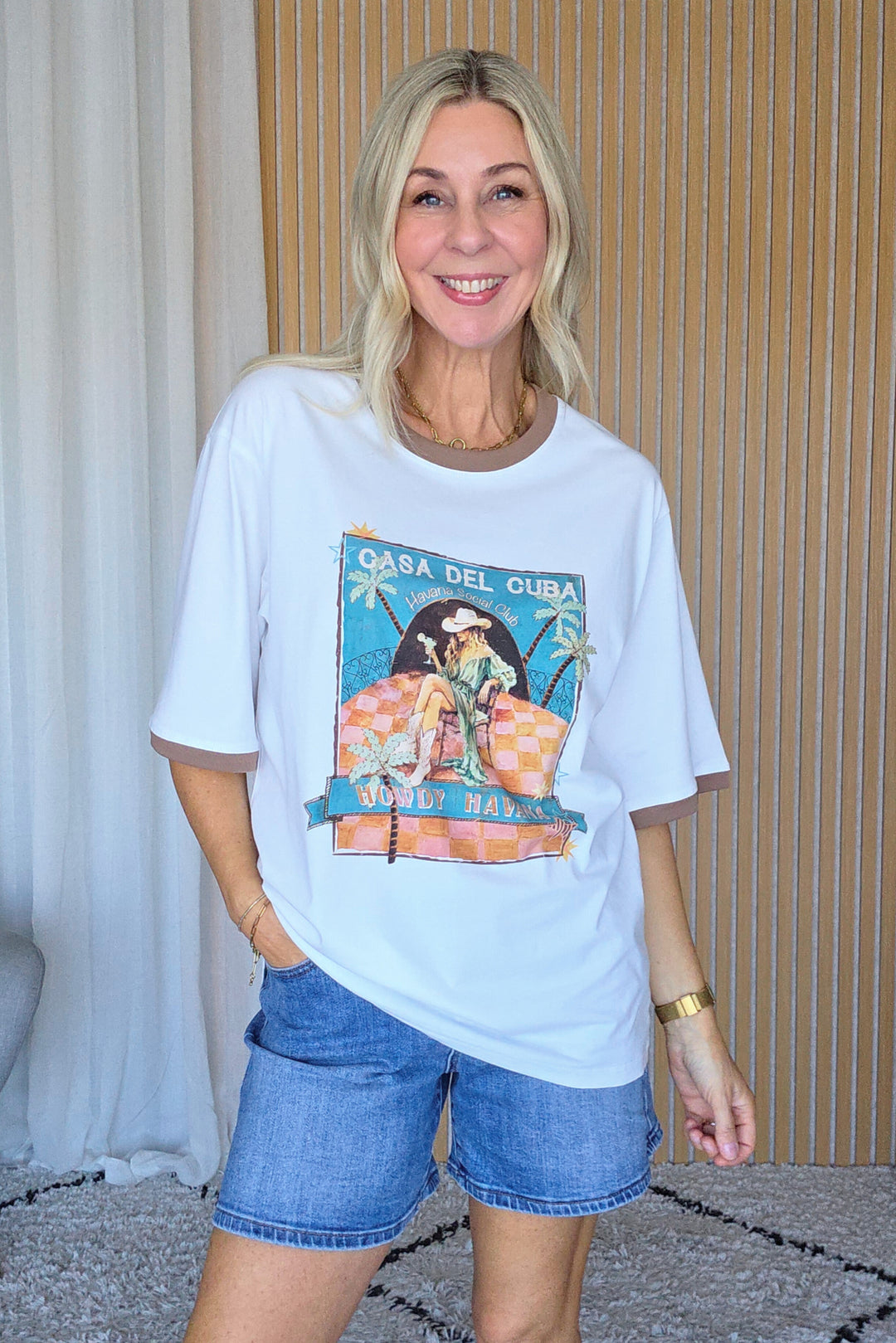 Casa Del Cuba Tee - White