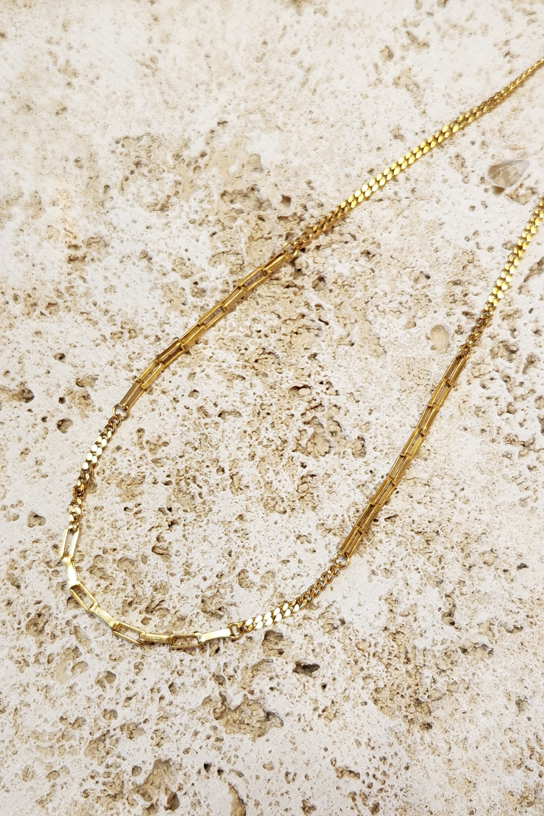 Chain Link Necklace - Gold