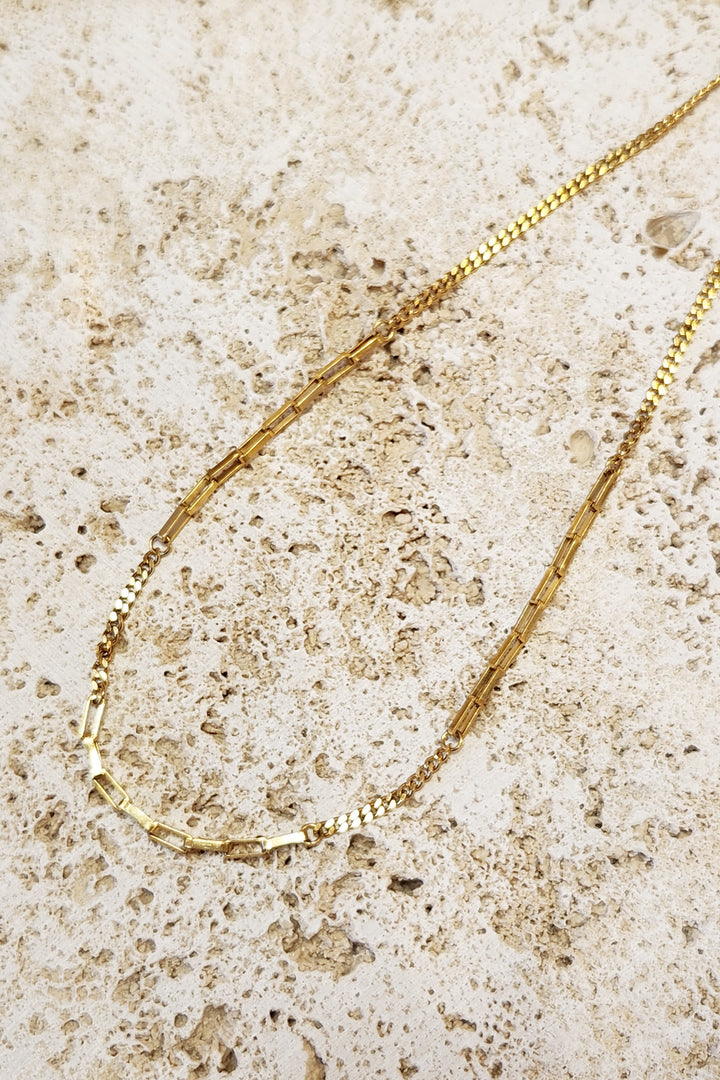 Chain Link Necklace - Gold
