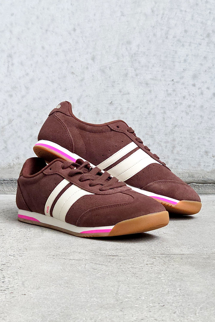Revival Suede Sneaker - Chocolate - Mabel and Woods