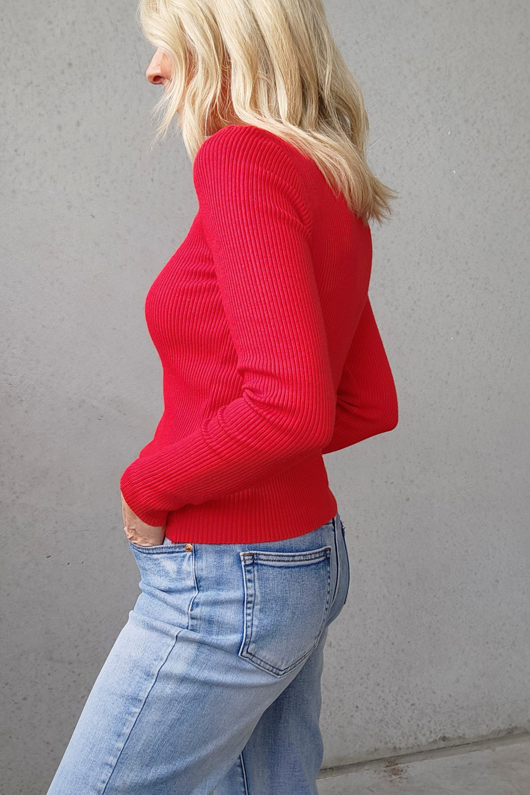 Freya Knit - Red