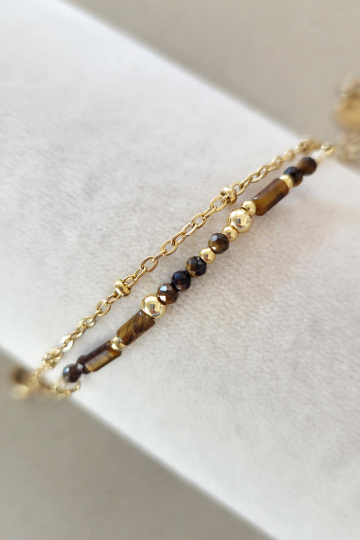Boho Layer Bracelet - Stone - Mabel and Woods