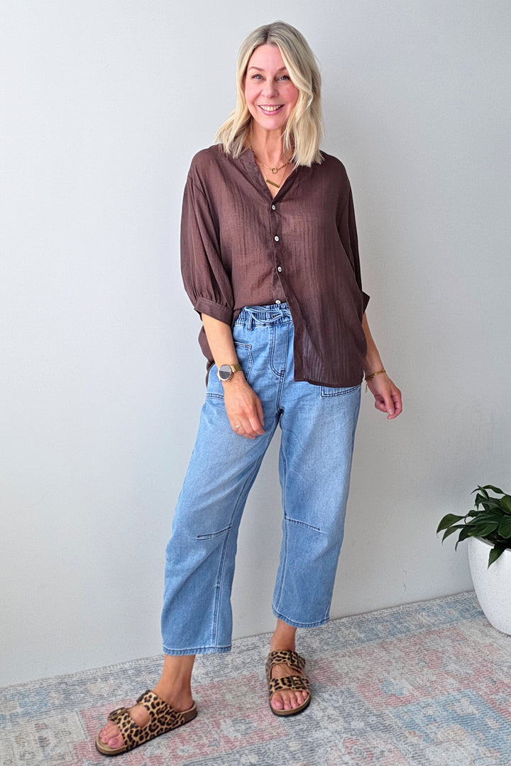 Summer Shirt - Chocolate