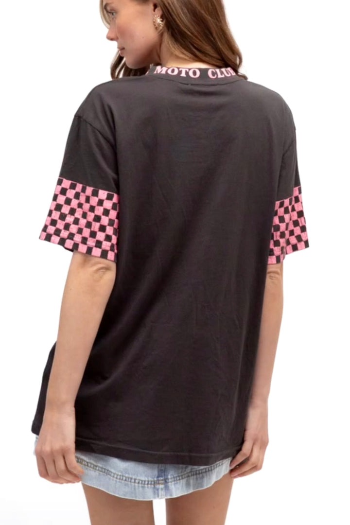 Daytona Tee - Charcoal - Mabel and Woods