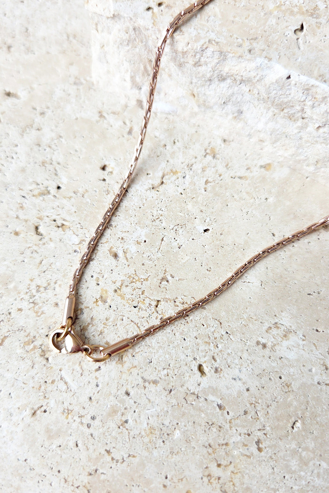Rose Gold Cable Necklace