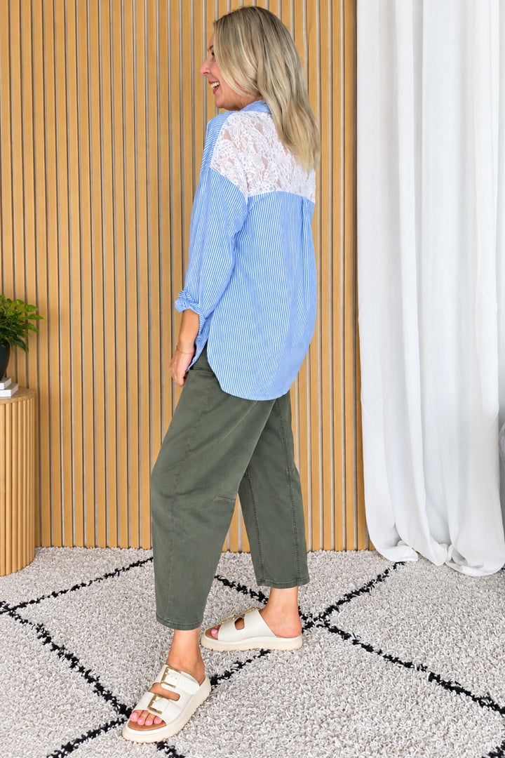 Barrel Jogger - Khaki