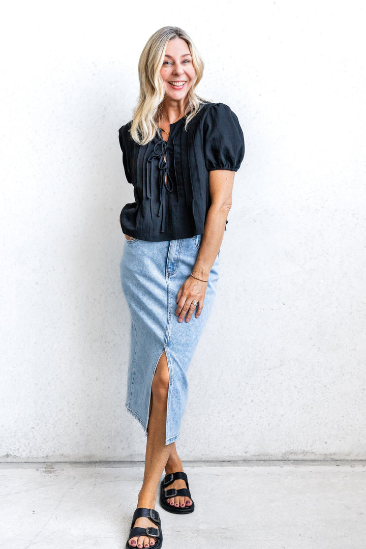 Jenson Denim Skirt - Blue