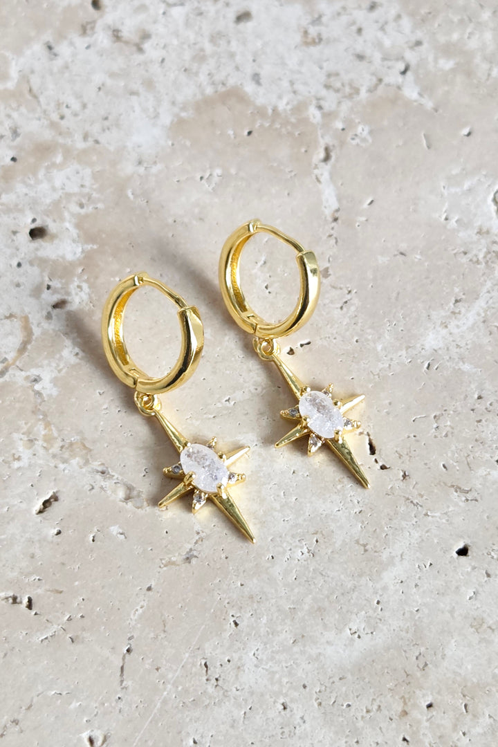 Opal Star Earring