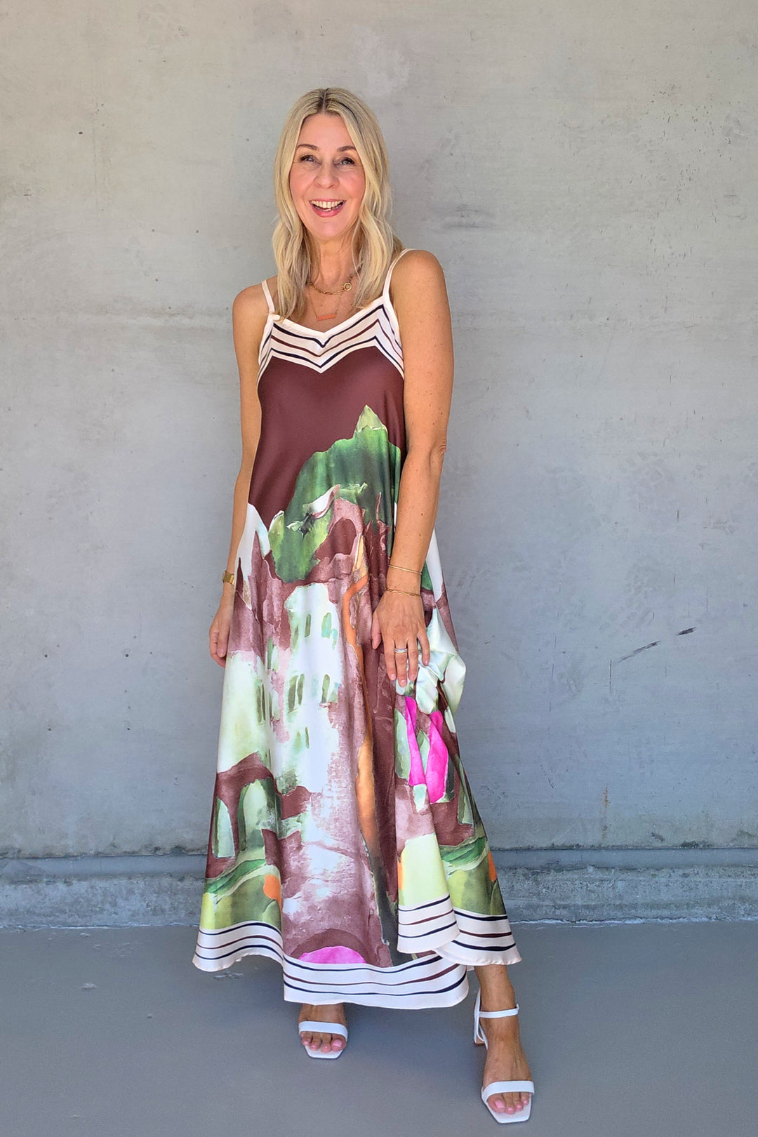Riva Maxi Dress - Coffee