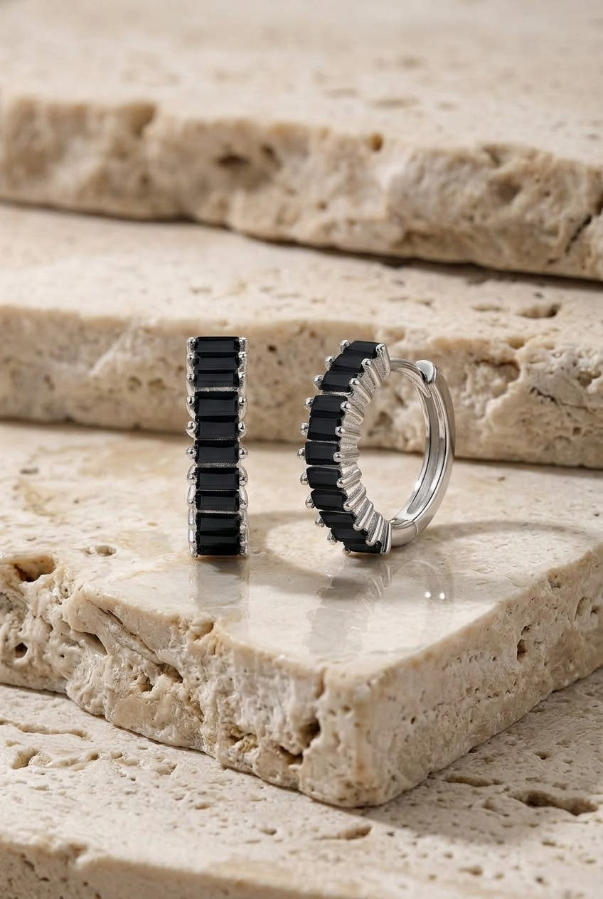 Huggie Stone Earrings - Various