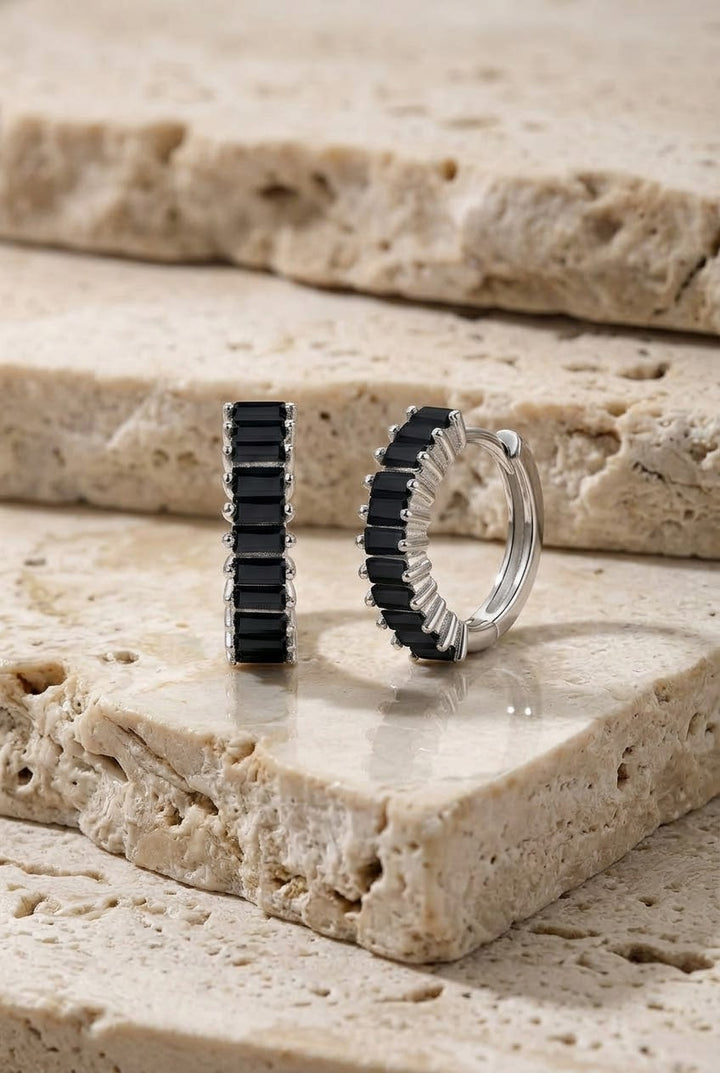 Huggie Stone Earrings - Various