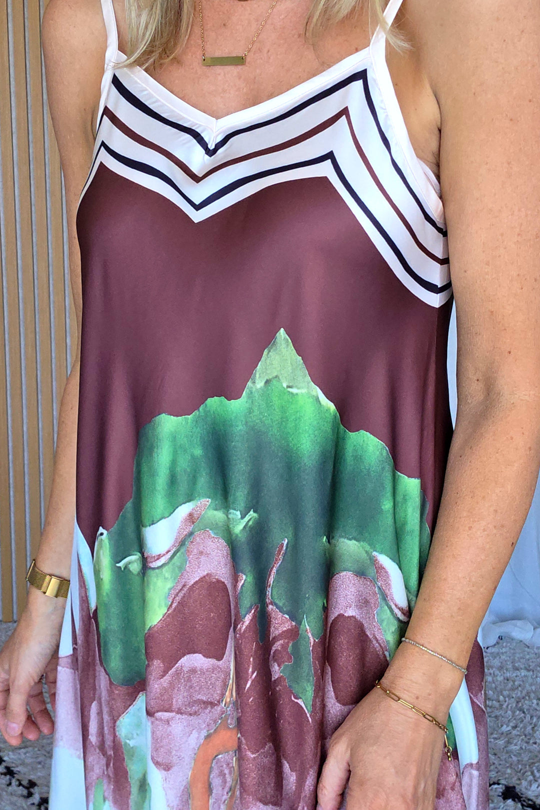 Riva Maxi Dress - Coffee