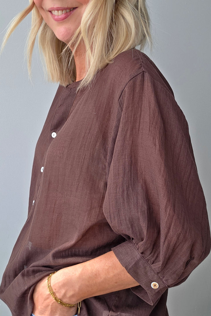 Summer Shirt - Chocolate