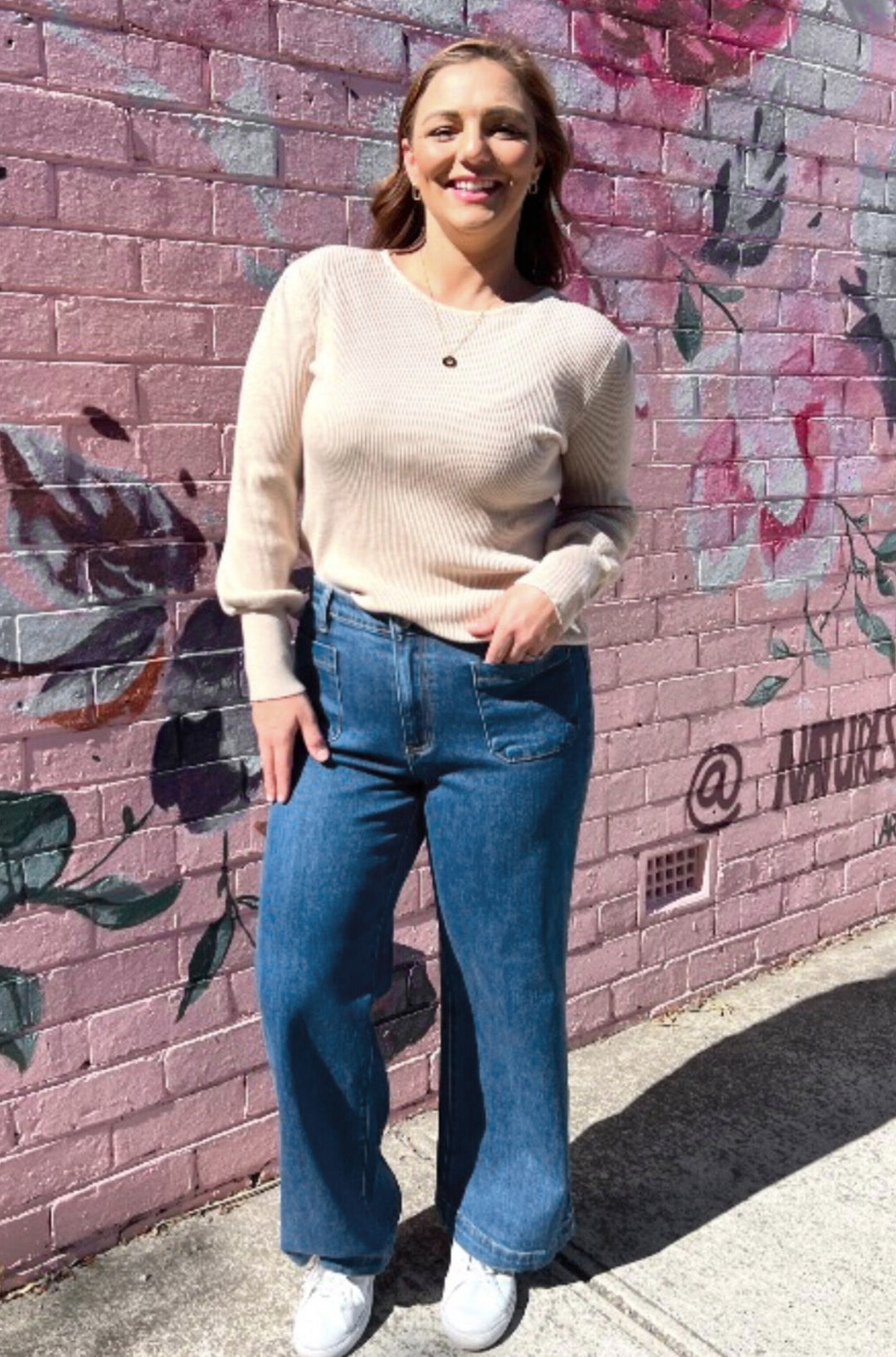 Sophie Wide Leg - Dark Wash