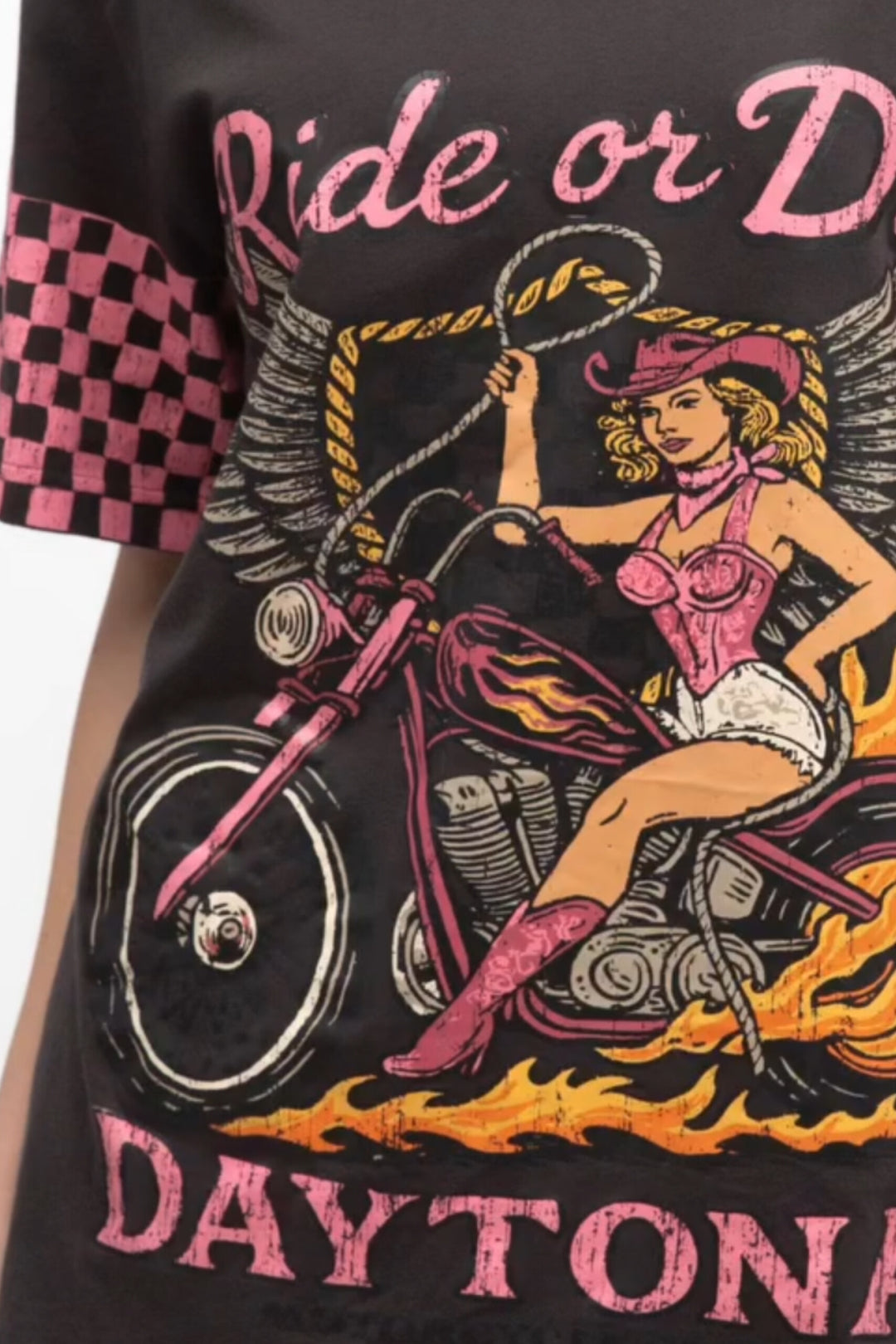 Daytona Tee - Charcoal - Mabel and Woods