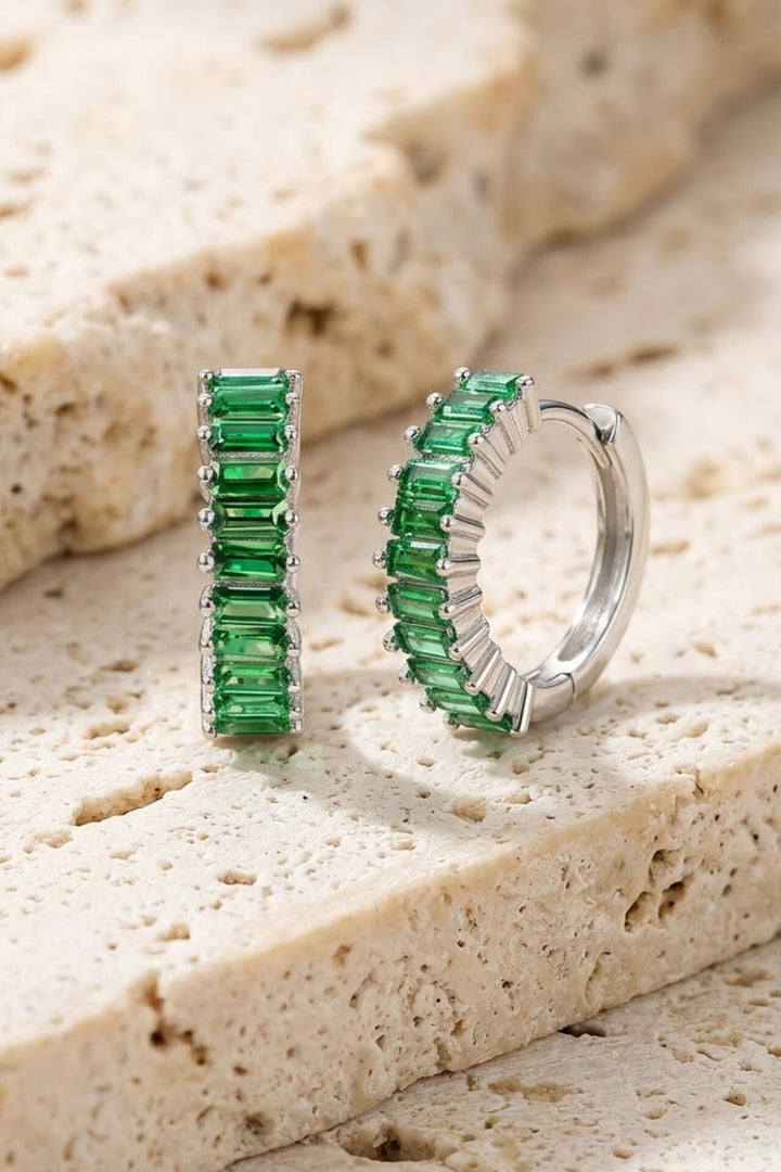 Huggie Stone Earrings - Various