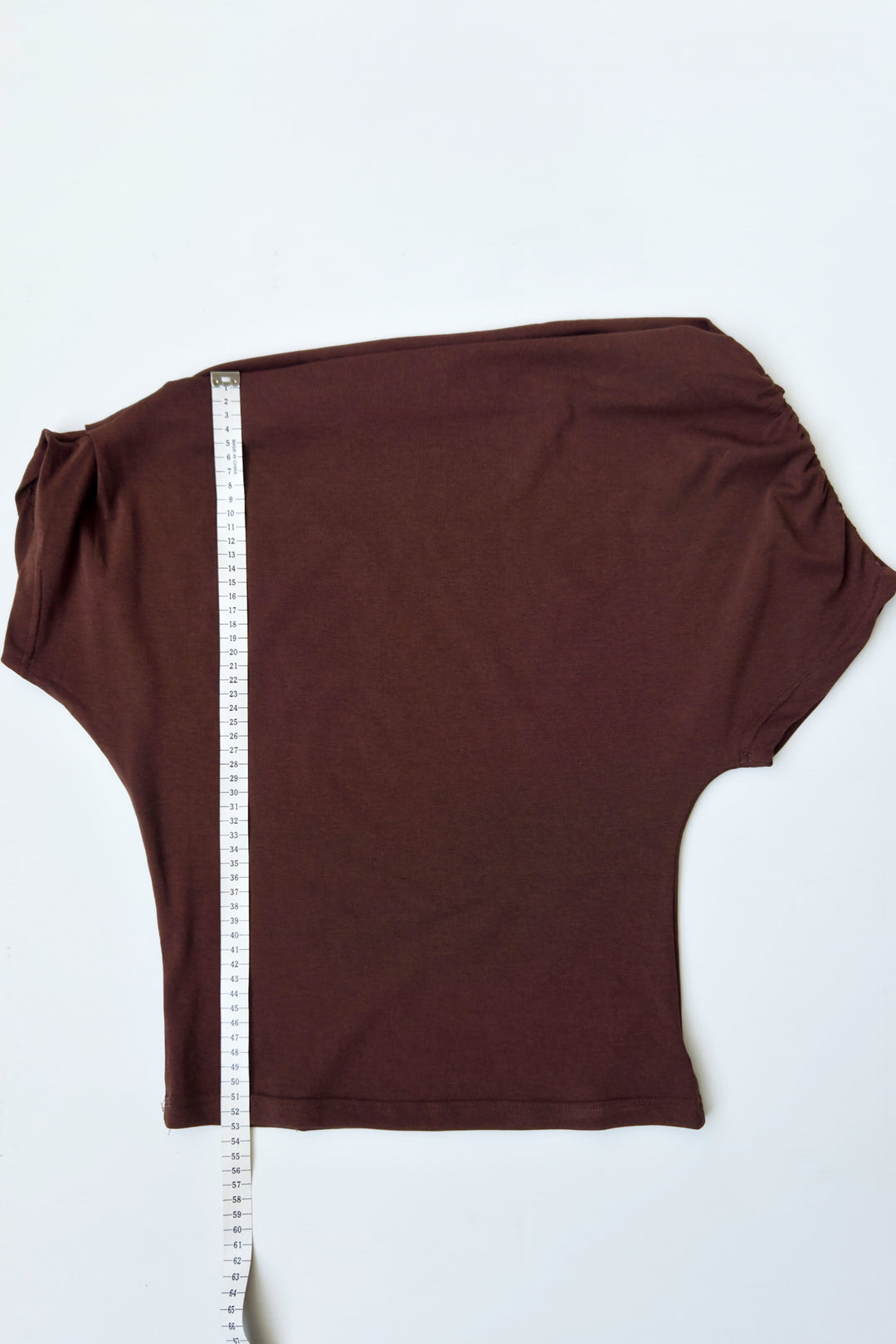 Off-Shoulder Ruched Top - Black