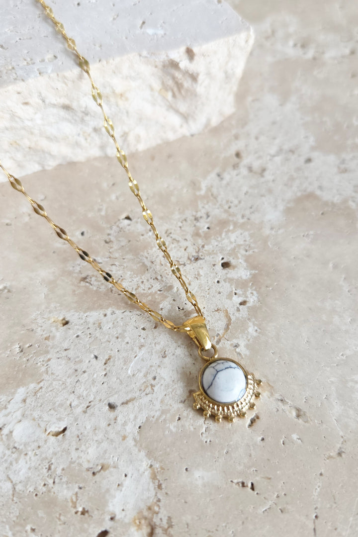 Howlite Stone Necklace