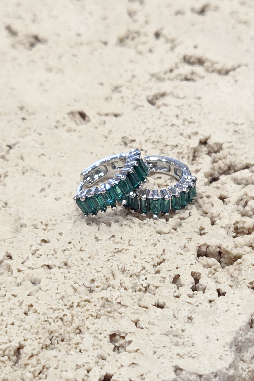 Huggie Stone Earrings - Various