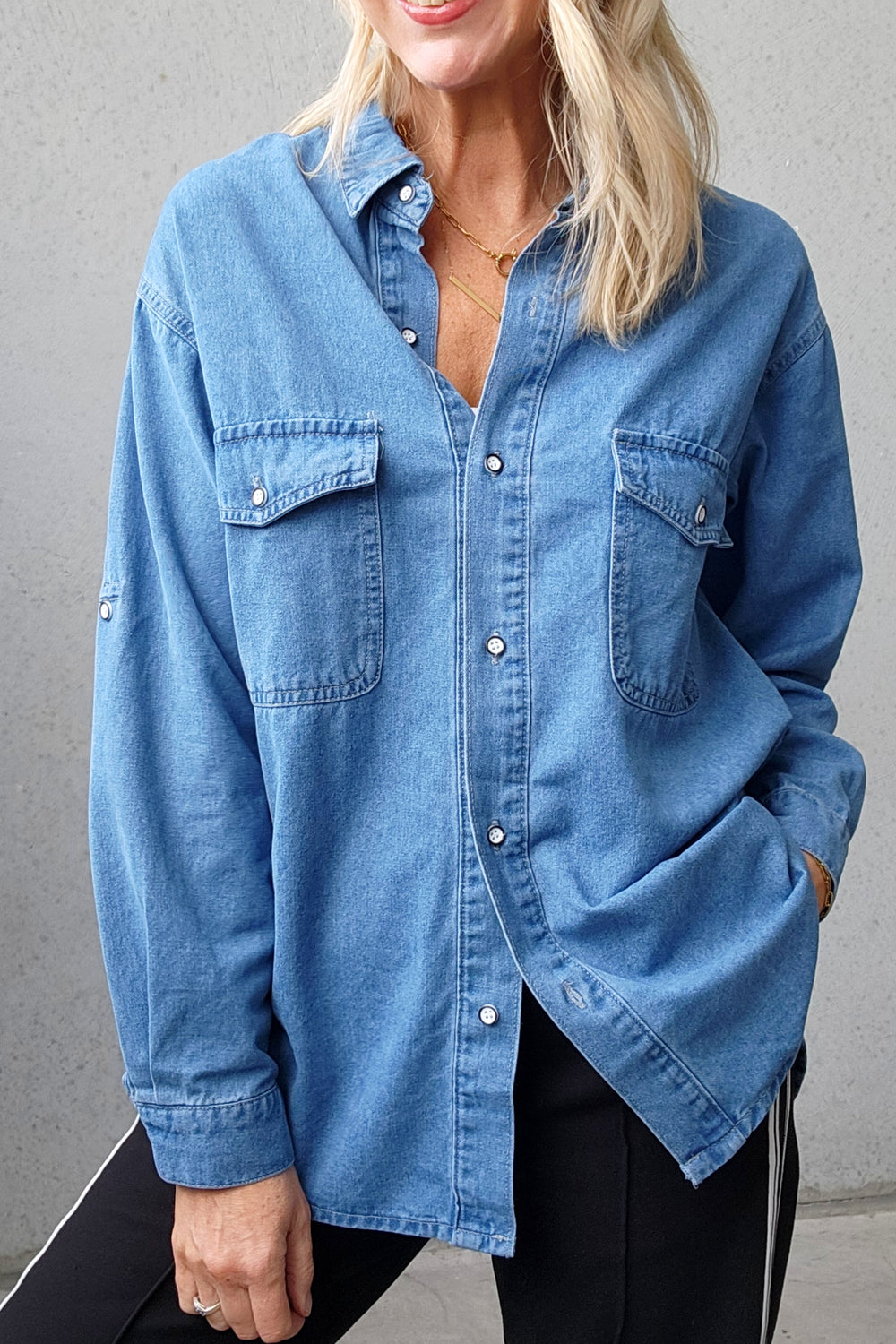 Europe Denim Shirt - Mabel and Woods