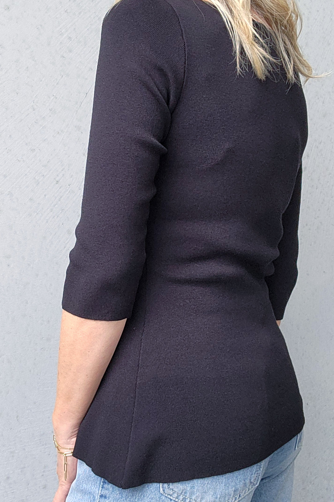 Twist Front Top - Black