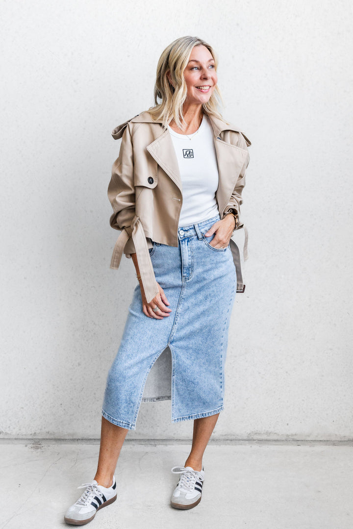 Jenson Denim Skirt - Blue