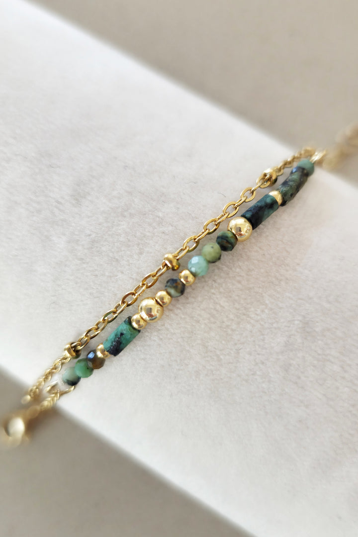 Boho Layer Bracelet - Stone - Mabel and Woods