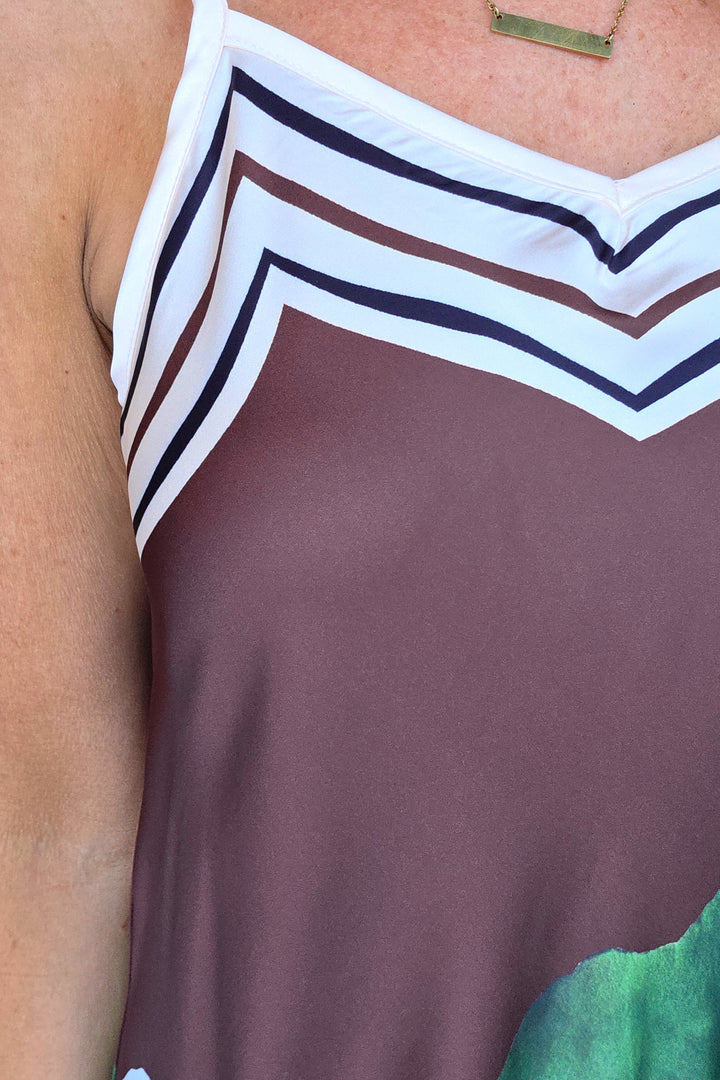 Riva Maxi Dress - Coffee