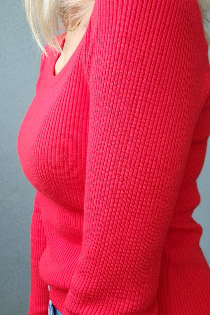 Freya Knit - Red