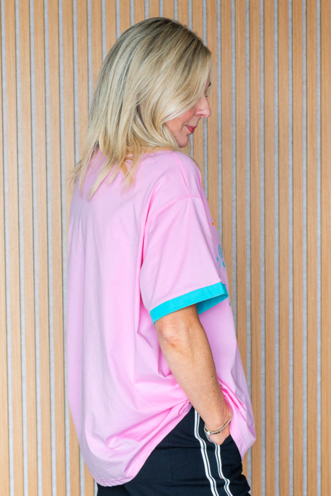 Mermaid Vino Club Tee - PInk