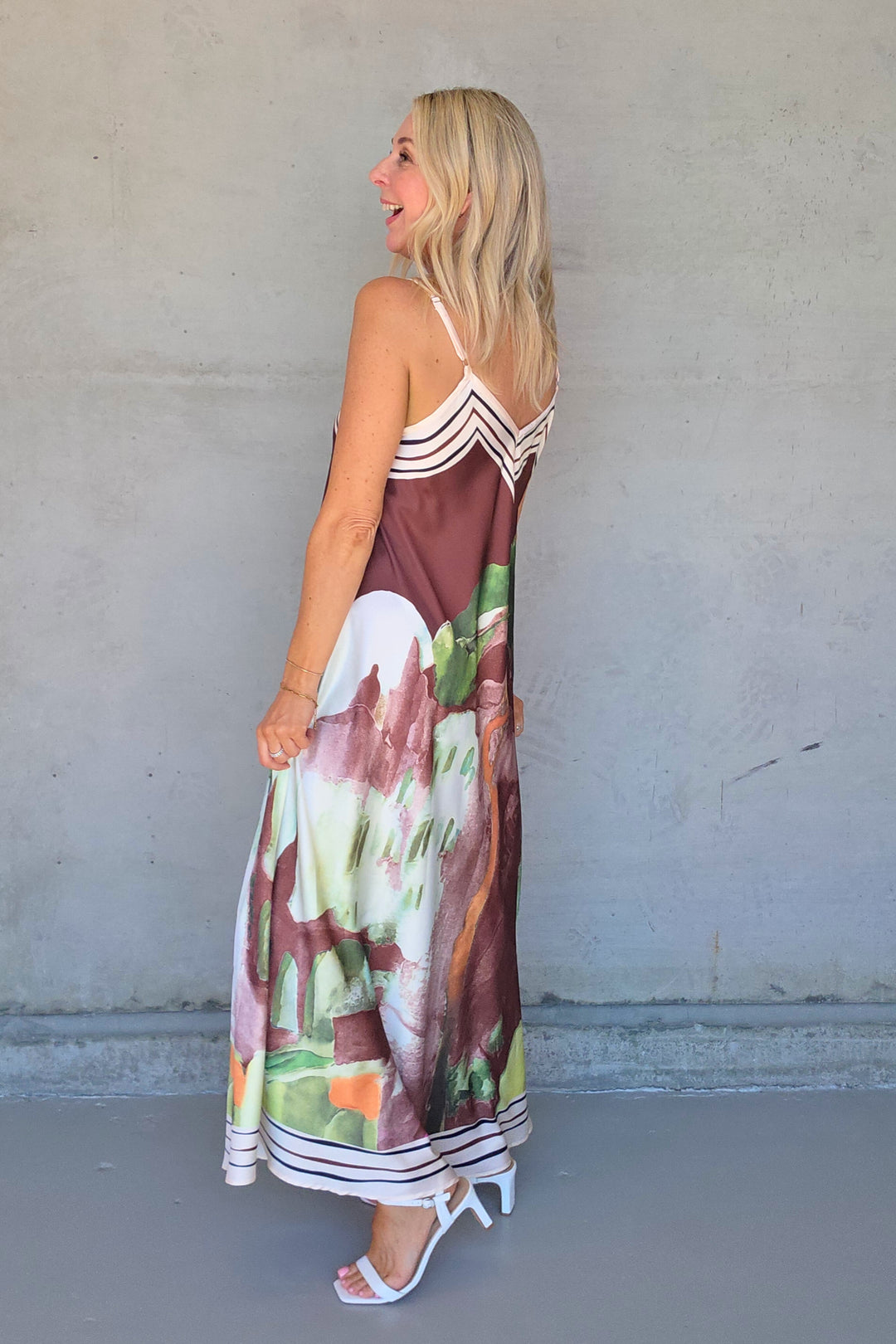 Riva Maxi Dress - Coffee