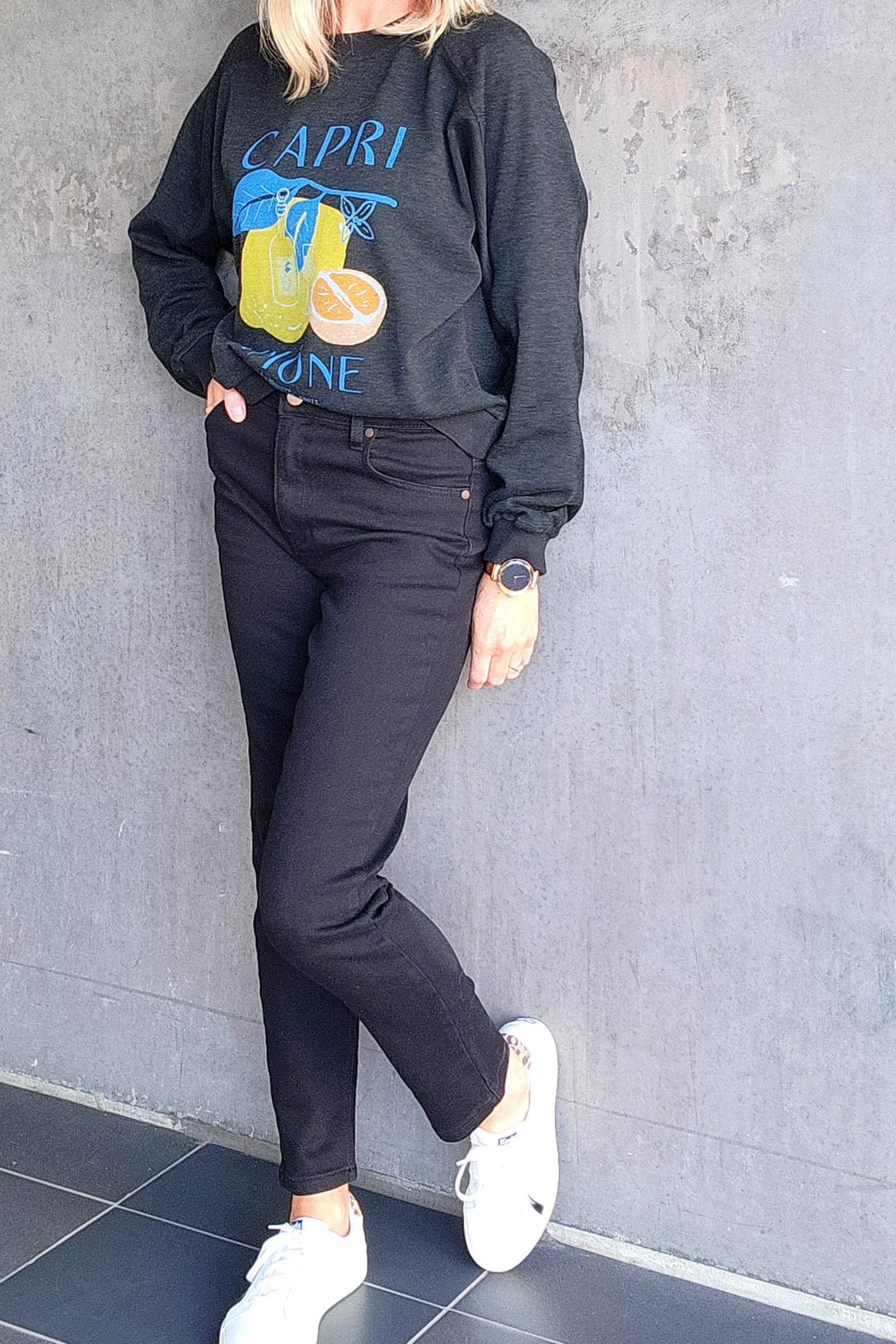 Millie Mum Jean - Black