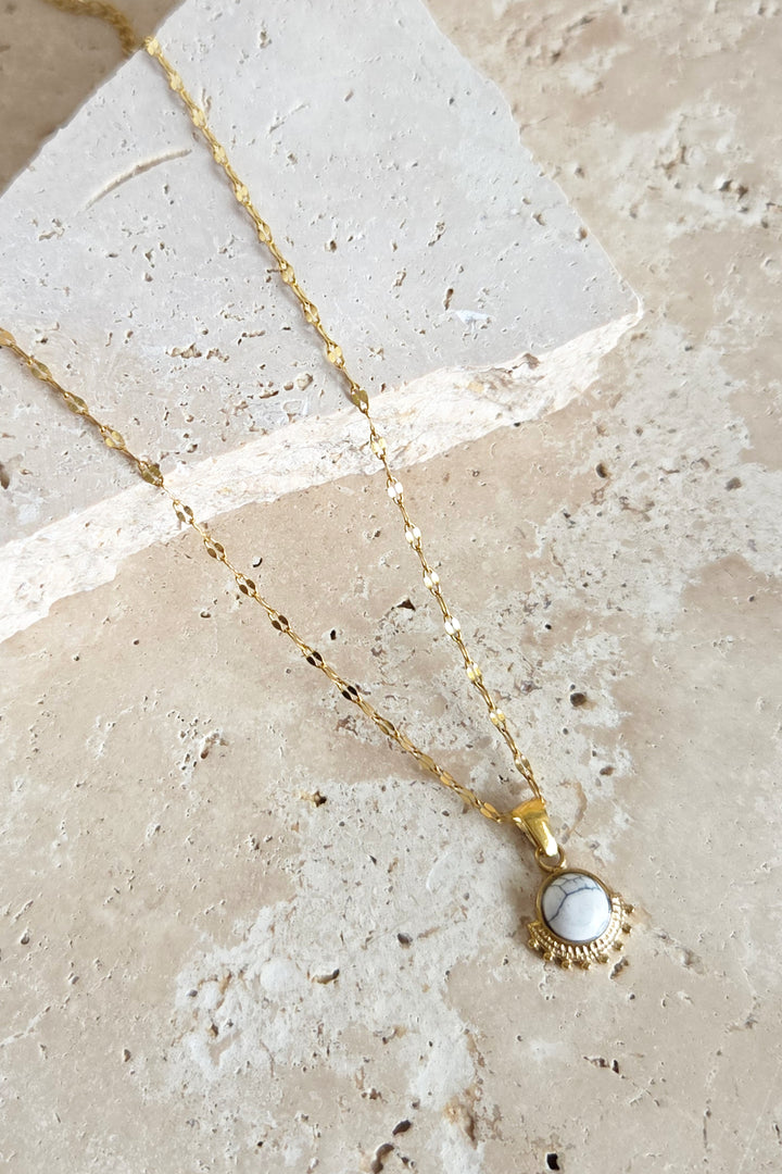Howlite Stone Necklace