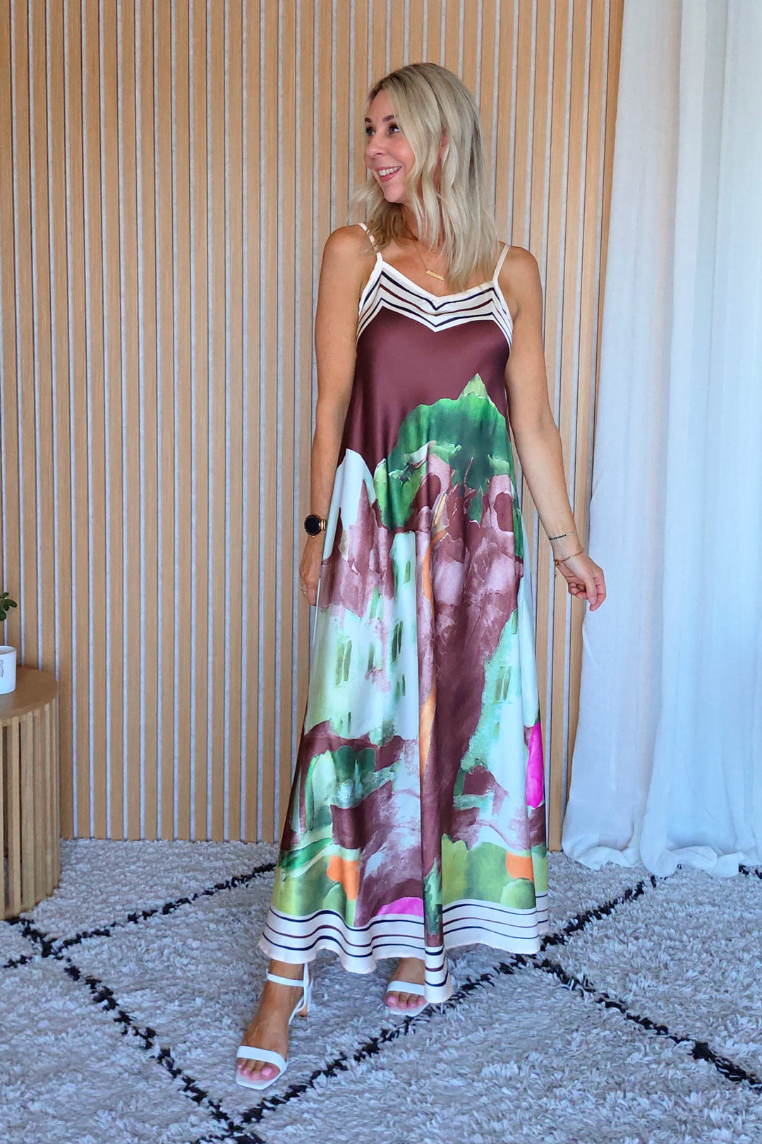 Riva Maxi Dress - Coffee