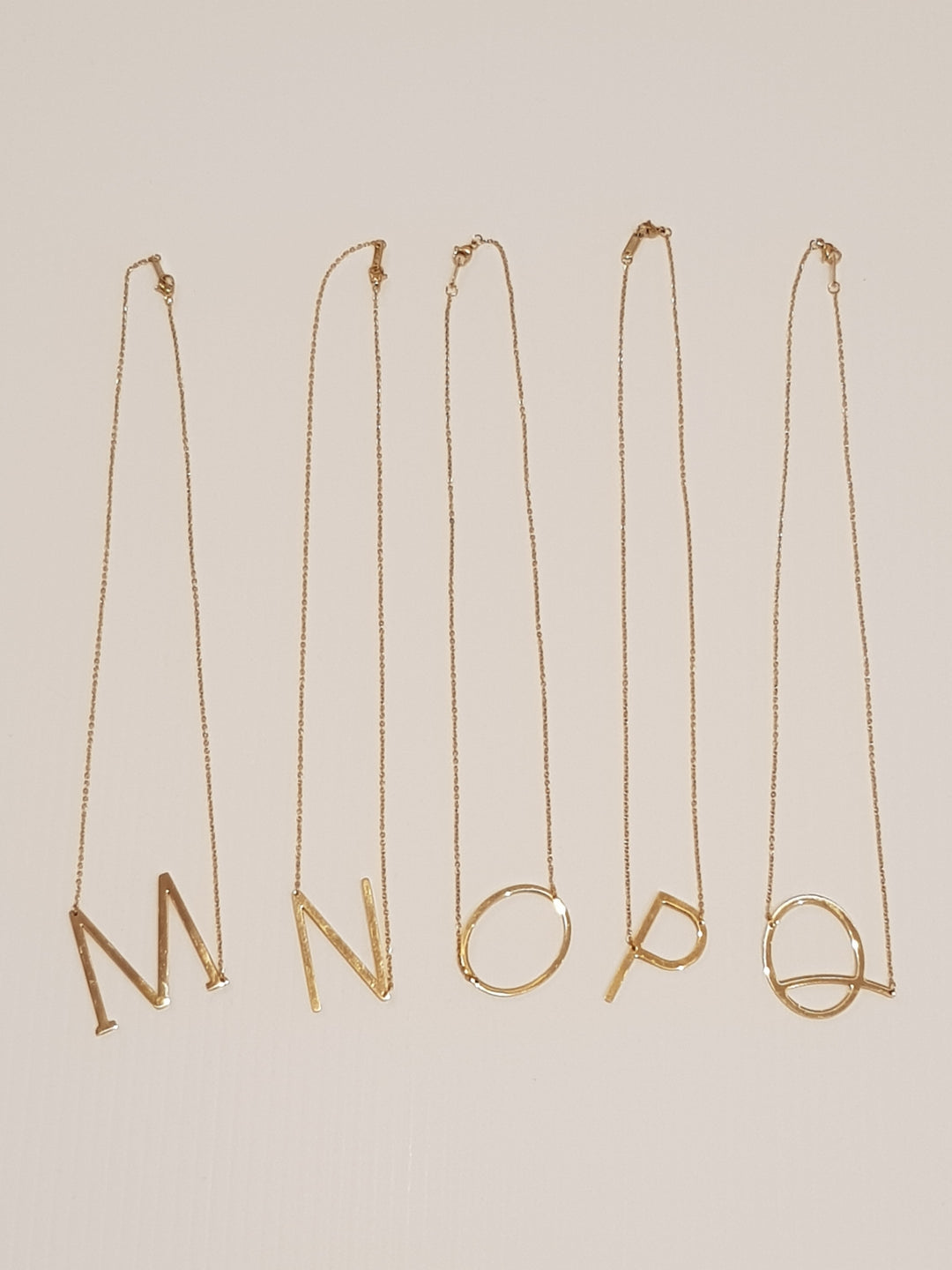 Gold Initial Letter Necklace | Mabel and Woods | Women's Fashion