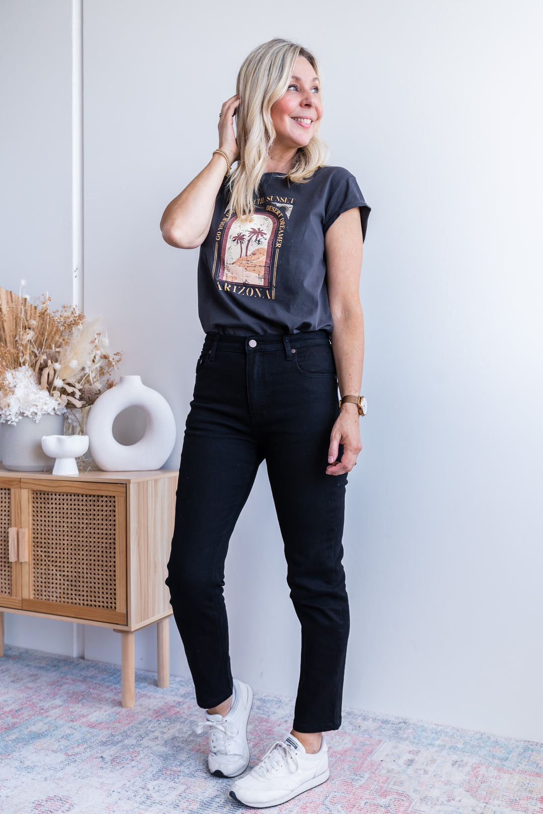 Millie Mum Jean - Black