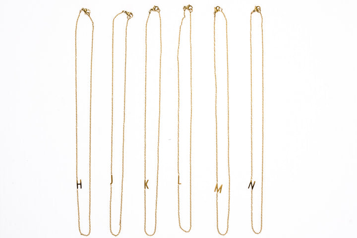 Mini Gold Initial Necklace | Mabel and Woods | Women's Fashion