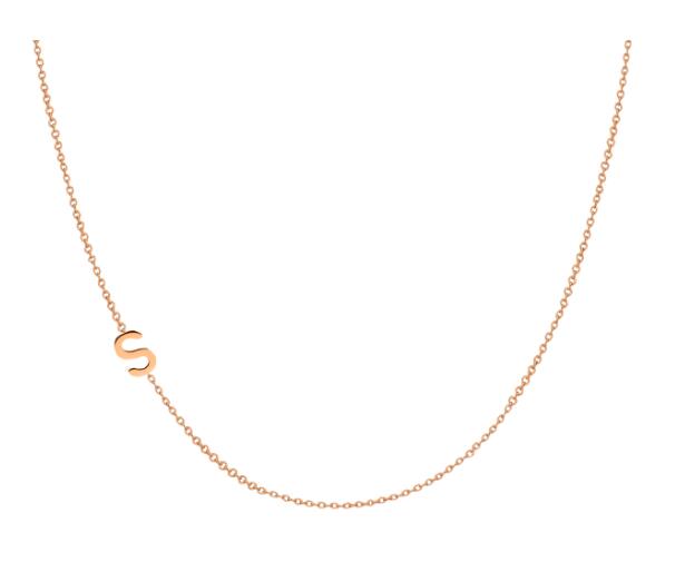 Mini Gold Initial Necklace | Mabel and Woods | Women's Fashion